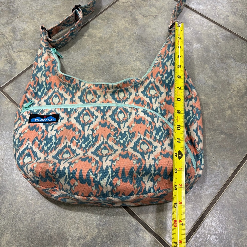 Kavu Crossbody Bag Adjustable Strap Colorful Medium Size Boho Country Coastal - Picture 14 of 15